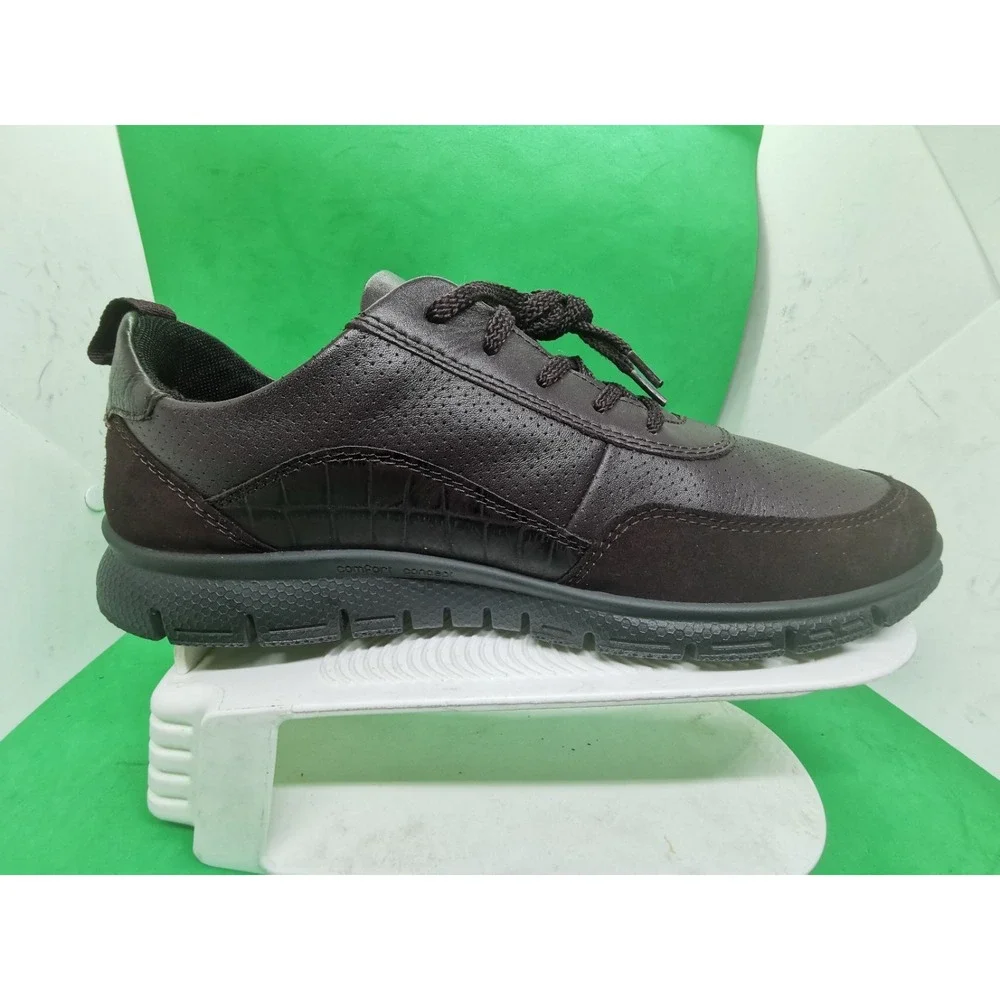 Hotter Womens Gravity II Sneaker Size 9.5  Leather Lace Up Comfy Shoe
